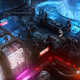 A screenshot from Neon Giant's The Ascent